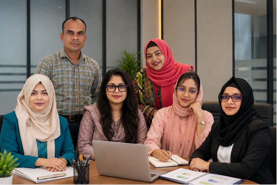 Oli Khan Team Member Group Photo